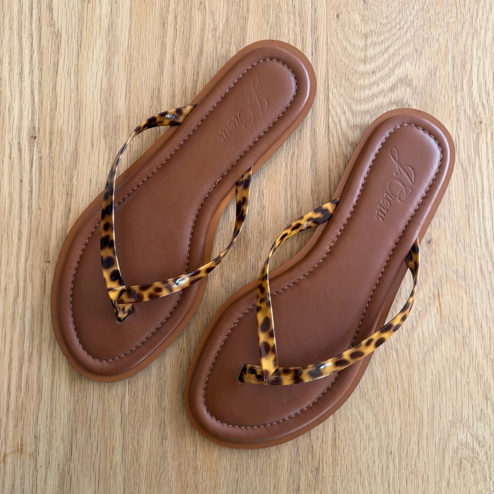 NWOT J. Crew Sorrento Leather Sandal — Size 8